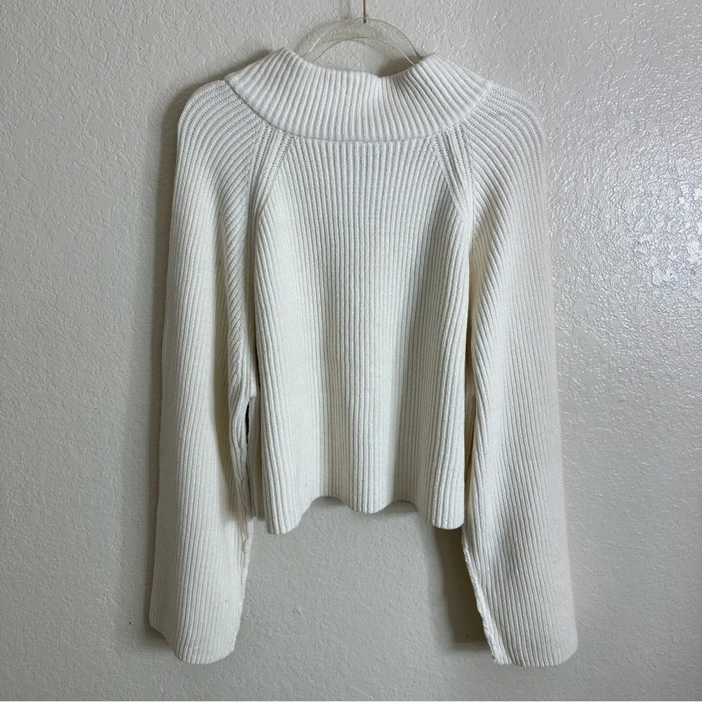 New free people Greta Half Zip sweater size XL